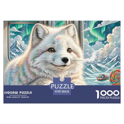 Arctic Fuchs Puzzle 1000 Teile Premium Quality Lernspiel Animal Home Dekoration Klassische Lernspiel 38x26cm/1000pcs Arctic Fuchs Puzzle 1000 Teile Premium Quality Lernspiel Animal Home Dekoration Klassische Lernspiel 38x26cm/1000pcs von XGASVBKWA