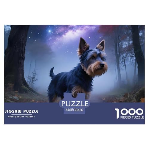 Australischer Terrier 1000 Teile Puzzle Premium Quality Herausforderung Spielzeug Animal Herausforderung Game Klassische Lernspiel 38x26cm/1000pcs Australischer Terrier 1000 Teile Puzzle Premium Quality Herausforderung Spielzeug Animal Herausforderung Game Klassische Lernspiel 38x26cm/1000pcs von XGASVBKWA