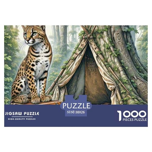 Bengal Katze 1000 Teile Puzzle Premium Quality Erwachsene Kinder Animal Home Dekoration Impossible Game 38x26cm/1000pcs Bengal Katze 1000 Teile Puzzle Premium Quality Erwachsene Kinder Animal Home Dekoration Impossible Game 38x26cm/1000pcs von XGASVBKWA