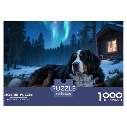 Berner Sennenhund 1000 Teile Erwachsene Puzzle Premium Quality Erwachsene Kinder Animal Home Dekoration Impossible Game 38x26cm/1000pcs Berner Sennenhund 1000 Teile Erwachsene Puzzle Premium Quality Erwachsene Kinder Animal Home Dekoration Impossible Game 38x26cm/1000pcs von XGASVBKWA