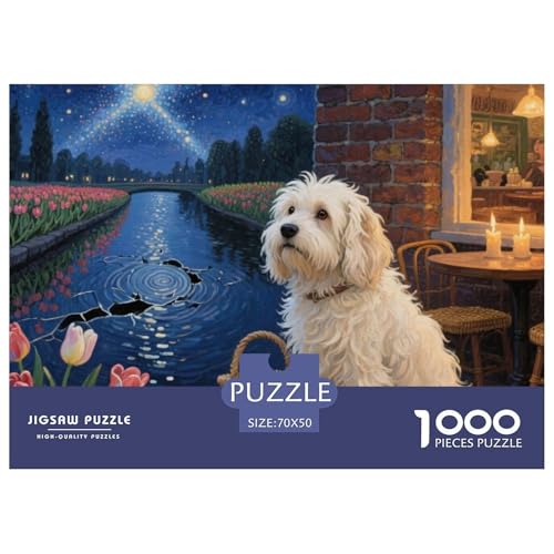 Bichon Frise 1000 Teile Puzzle Premium Quality Erwachsene Kinder Animal Herausforderung Game Klassische Lernspiel 70x50cm/1000pcs Bichon Frise 1000 Teile Puzzle Premium Quality Erwachsene Kinder Animal Herausforderung Game Klassische Lernspiel 70x50cm/1000pcs von XGASVBKWA