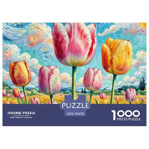 Blumen 1000 Teile Puzzle Premium Quality Erwachsene Kinder Plant Herausforderung Game Klassische Lernspiel 70x50cm/1000pcs von XGASVBKWA