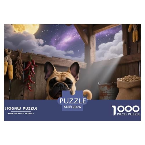 Bulldogs 1000 Teile Erwachsene Puzzle Premium Quality Herausforderung Spielzeug Animal Home Dekoration Klassische Lernspiel 38x26cm/1000pcs Bulldogs 1000 Teile Erwachsene Puzzle Premium Quality Herausforderung Spielzeug Animal Home Dekoration Klassische Lernspiel 38x26cm/1000pcs von XGASVBKWA
