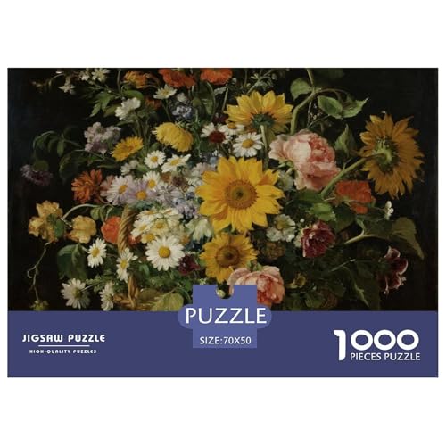Bunte Blumen 1000 Teile Erwachsene Puzzle Premium Quality Erwachsene Kinder Plant Herausforderung Game Impossible Game 70x50cm/1000pcs Bunte Blumen 1000 Teile Erwachsene Puzzle Premium Quality Erwachsene Kinder Plant Herausforderung Game Impossible Game 70x50cm/1000pcs von XGASVBKWA