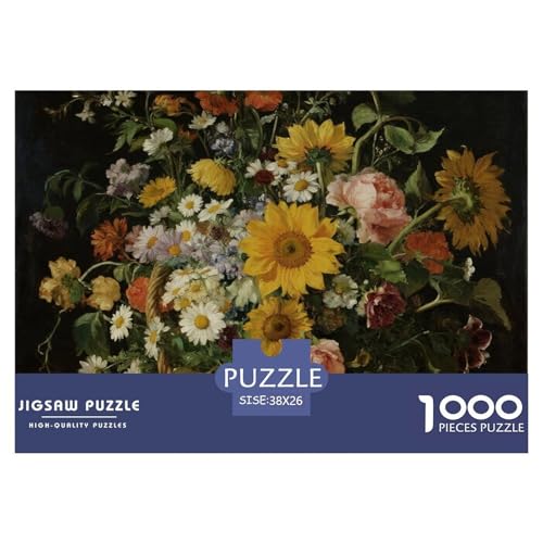 Bunte Blumen Puzzle 1000 Teile Premium Quality Erwachsene Kinder Plant Premium Quality Impossible Game 38x26cm/1000pcs Bunte Blumen Puzzle 1000 Teile Premium Quality Erwachsene Kinder Plant Premium Quality Impossible Game 38x26cm/1000pcs von XGASVBKWA