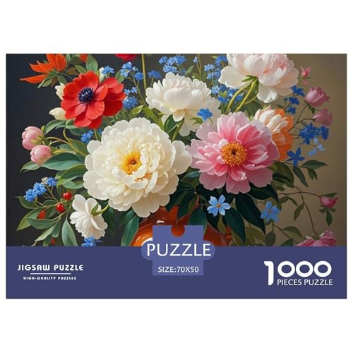 Bunte Blumen Puzzle 1000 Teile Premium Quality Lernspiel Plant Home Dekoration Klassische Lernspiel 70x50cm/1000pcs Bunte Blumen Puzzle 1000 Teile Premium Quality Lernspiel Plant Home Dekoration Klassische Lernspiel 70x50cm/1000pcs von XGASVBKWA