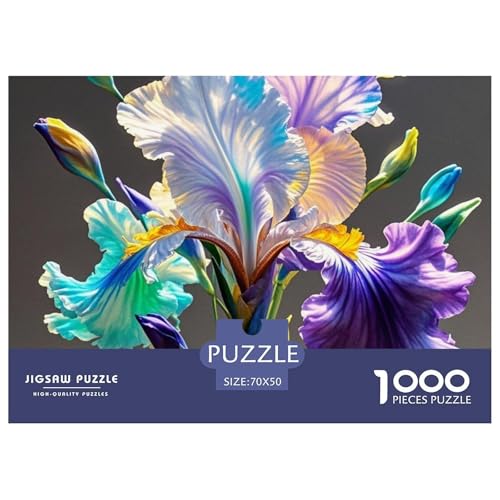 Bunte Iris Puzzle 1000 Teile Premium Quality Erwachsene Kinder Plant Herausforderung Game Impossible Game 70x50cm/1000pcs Bunte Iris Puzzle 1000 Teile Premium Quality Erwachsene Kinder Plant Herausforderung Game Impossible Game 70x50cm/1000pcs von XGASVBKWA