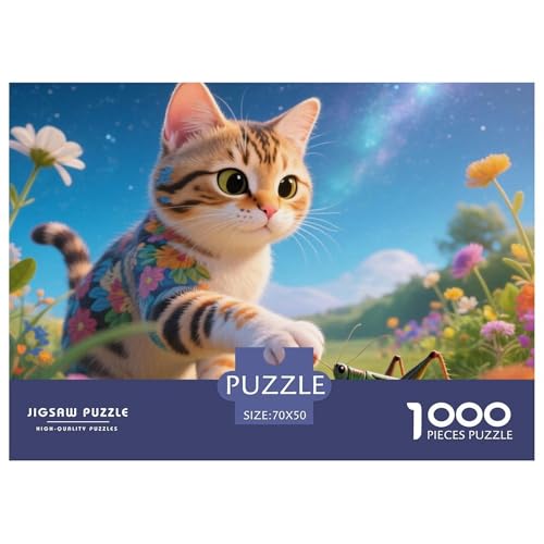 Calico Katze 1000 Teile Puzzle Kinder Geschenk Lernspiel Animal Premium Quality Impossible Game 70x50cm/1000pcs Calico Katze 1000 Teile Puzzle Kinder Geschenk Lernspiel Animal Premium Quality Impossible Game 70x50cm/1000pcs von XGASVBKWA