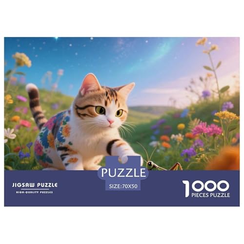Calico Katze Puzzle 1000 Teile Premium Quality Erwachsene Kinder Animal Premium Quality Klassische Lernspiel 70x50cm/1000pcs Calico Katze Puzzle 1000 Teile Premium Quality Erwachsene Kinder Animal Premium Quality Klassische Lernspiel 70x50cm/1000pcs von XGASVBKWA