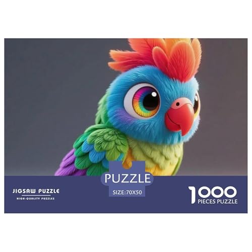 Cartoon Papagei 1000 Teile Puzzle Kinder Geschenk Lernspiel Animal Premium Quality Impossible Game 70x50cm/1000pcs Cartoon Papagei 1000 Teile Puzzle Kinder Geschenk Lernspiel Animal Premium Quality Impossible Game 70x50cm/1000pcs von XGASVBKWA