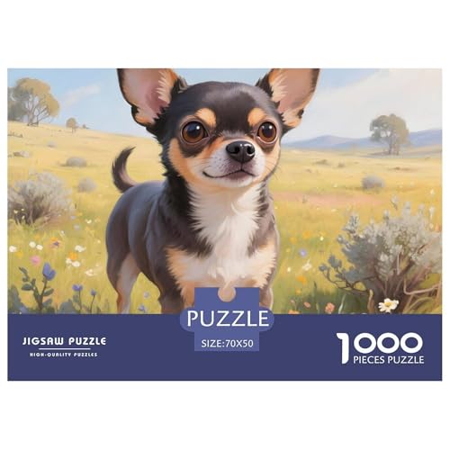 Chihuahua 1000 Teile Puzzle Kinder Geschenk Lernspiel Animal Premium Quality Impossible Game 70x50cm/1000pcs Chihuahua 1000 Teile Puzzle Kinder Geschenk Lernspiel Animal Premium Quality Impossible Game 70x50cm/1000pcs von XGASVBKWA
