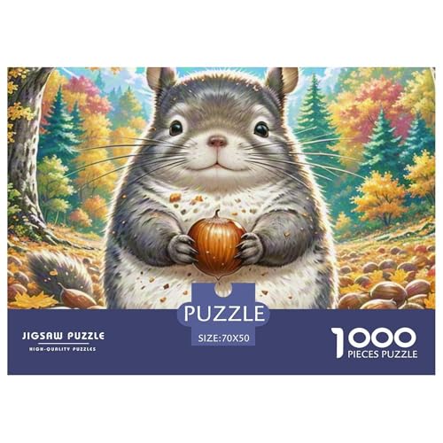 Chinchilla 1000 Teile Erwachsene Puzzle Premium Quality Erwachsene Kinder Animal Premium Quality Impossible Game 70x50cm/1000pcs Chinchilla 1000 Teile Erwachsene Puzzle Premium Quality Erwachsene Kinder Animal Premium Quality Impossible Game 70x50cm/1000pcs von XGASVBKWA