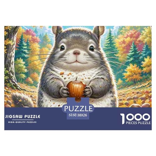 Chinchilla 1000 Teile Puzzle Home Dekoration Lernspiel Animal Premium Quality Klassische Lernspiel 38x26cm/1000pcs Chinchilla 1000 Teile Puzzle Home Dekoration Lernspiel Animal Premium Quality Klassische Lernspiel 38x26cm/1000pcs von XGASVBKWA
