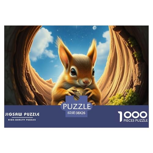 Chipmunks 1000 Teile Puzzle Home Dekoration Lernspiel Animal Premium Quality Impossible Game 38x26cm/1000pcs Chipmunks 1000 Teile Puzzle Home Dekoration Lernspiel Animal Premium Quality Impossible Game 38x26cm/1000pcs von XGASVBKWA