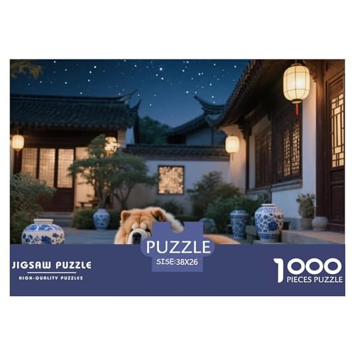 Chow 1000 Teile Puzzle Home Dekoration Erwachsene Kinder Animal Premium Quality Impossible 38x26cm/1000pcs Chow 1000 Teile Puzzle Home Dekoration Erwachsene Kinder Animal Premium Quality Impossible 38x26cm/1000pcs von XGASVBKWA