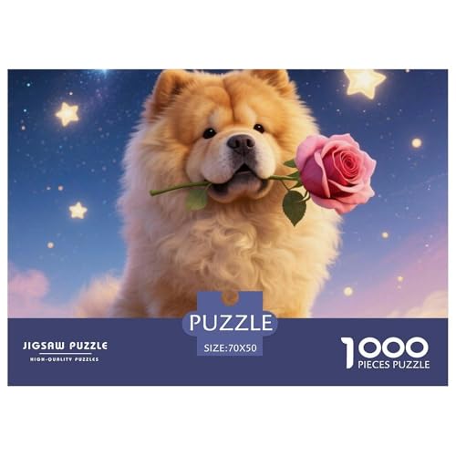 Chow 1000 Teile Puzzle Kinder Geschenk Lernspiel Animal Premium Quality Impossible Game 70x50cm/1000pcs Chow 1000 Teile Puzzle Kinder Geschenk Lernspiel Animal Premium Quality Impossible Game 70x50cm/1000pcs von XGASVBKWA