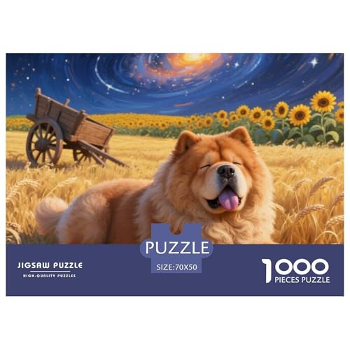 Chow 1000 Teile Puzzle Premium Quality Erwachsene Kinder Animal Herausforderung Game Impossible 70x50cm/1000pcs Chow 1000 Teile Puzzle Premium Quality Erwachsene Kinder Animal Herausforderung Game Impossible 70x50cm/1000pcs von XGASVBKWA