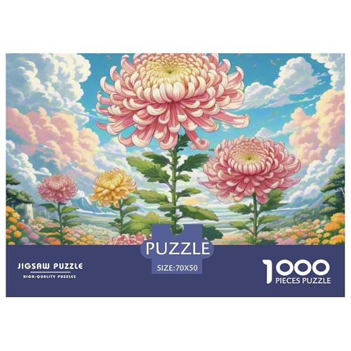 Chrysantheme 1000 Teile Puzzle Home Dekoration Lernspiel Plant Premium Quality Impossible Game 70x50cm/1000pcs Chrysantheme 1000 Teile Puzzle Home Dekoration Lernspiel Plant Premium Quality Impossible Game 70x50cm/1000pcs von XGASVBKWA