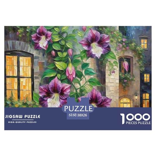 Clematis 1000 Teile Puzzle Premium Quality Erwachsene Kinder Plant Home Dekoration Impossible Game 38x26cm/1000pcs Clematis 1000 Teile Puzzle Premium Quality Erwachsene Kinder Plant Home Dekoration Impossible Game 38x26cm/1000pcs von XGASVBKWA