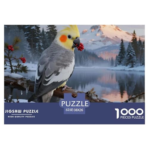 Cockatiel Puzzle 1000 Teile Premium Quality Lernspiel Animal Premium Quality Impossible Game 38x26cm/1000pcs Cockatiel Puzzle 1000 Teile Premium Quality Lernspiel Animal Premium Quality Impossible Game 38x26cm/1000pcs von XGASVBKWA