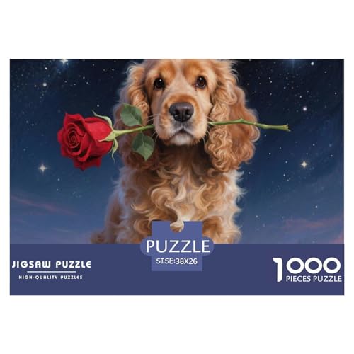 Cocker Spaniel 1000 Teile Puzzle Home Dekoration Lernspiel Animal Premium Quality Klassische Lernspiel 38x26cm/1000pcs Cocker Spaniel 1000 Teile Puzzle Home Dekoration Lernspiel Animal Premium Quality Klassische Lernspiel 38x26cm/1000pcs von XGASVBKWA