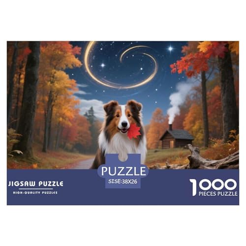 Collie 1000 Teile Puzzle Home Dekoration Lernspiel Animal Premium Quality Klassische Lernspiel 38x26cm/1000pcs Collie 1000 Teile Puzzle Home Dekoration Lernspiel Animal Premium Quality Klassische Lernspiel 38x26cm/1000pcs von XGASVBKWA