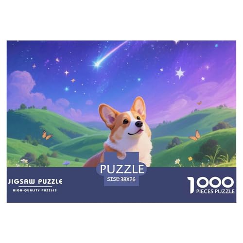 Corgi 1000 Teile Erwachsene Puzzle Premium Quality Erwachsene Kinder Animal Home Dekoration Impossible Game 38x26cm/1000pcs Corgi 1000 Teile Erwachsene Puzzle Premium Quality Erwachsene Kinder Animal Home Dekoration Impossible Game 38x26cm/1000pcs von XGASVBKWA