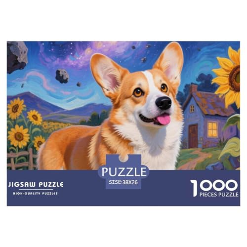 Corgi 1000 Teile Puzzle Home Dekoration Erwachsene Kinder Animal Premium Quality Impossible 38x26cm/1000pcs Corgi 1000 Teile Puzzle Home Dekoration Erwachsene Kinder Animal Premium Quality Impossible 38x26cm/1000pcs von XGASVBKWA