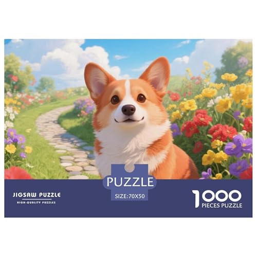 Corgi 1000 Teile Puzzle Home Dekoration Erwachsene Kinder Animal Premium Quality Impossible 70x50cm/1000pcs Corgi 1000 Teile Puzzle Home Dekoration Erwachsene Kinder Animal Premium Quality Impossible 70x50cm/1000pcs von XGASVBKWA