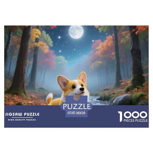Corgi 1000 Teile Puzzle Premium Quality Erwachsene Kinder Animal Herausforderung Game Klassische Lernspiel 38x26cm/1000pcs Corgi 1000 Teile Puzzle Premium Quality Erwachsene Kinder Animal Herausforderung Game Klassische Lernspiel 38x26cm/1000pcs von XGASVBKWA
