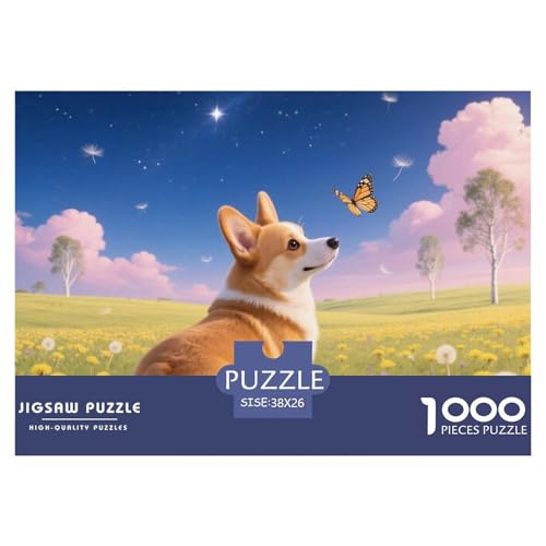 Corgi 1000 Teile Puzzle Premium Quality Erwachsene Kinder Animal Herausforderung Game Klassische Lernspiel 38x26cm/1000pcs Corgi 1000 Teile Puzzle Premium Quality Erwachsene Kinder Animal Herausforderung Game Klassische Lernspiel 38x26cm/1000pcs von XGASVBKWA