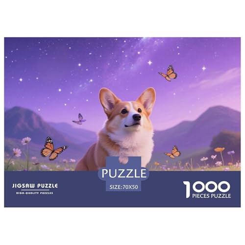 Corgi 1000 Teile Puzzle Premium Quality Erwachsene Kinder Animal Herausforderung Game Klassische Lernspiel 70x50cm/1000pcs Corgi 1000 Teile Puzzle Premium Quality Erwachsene Kinder Animal Herausforderung Game Klassische Lernspiel 70x50cm/1000pcs von XGASVBKWA