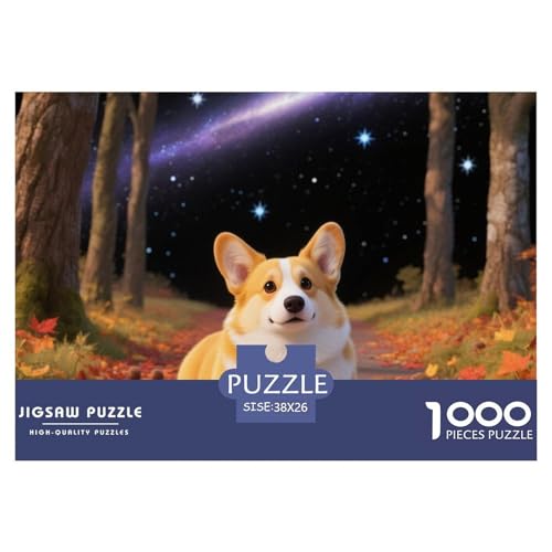 Corgi 1000 Teile Puzzle Premium Quality Erwachsene Kinder Animal Home Dekoration Impossible Game 38x26cm/1000pcs Corgi 1000 Teile Puzzle Premium Quality Erwachsene Kinder Animal Home Dekoration Impossible Game 38x26cm/1000pcs von XGASVBKWA