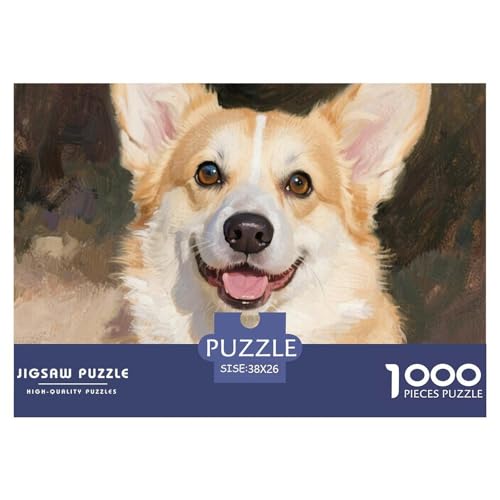 Corgi Puzzle 1000 Teile Premium Quality Erwachsene Kinder Animal Herausforderung Game Klassische Lernspiel 38x26cm/1000pcs Corgi Puzzle 1000 Teile Premium Quality Erwachsene Kinder Animal Herausforderung Game Klassische Lernspiel 38x26cm/1000pcs von XGASVBKWA