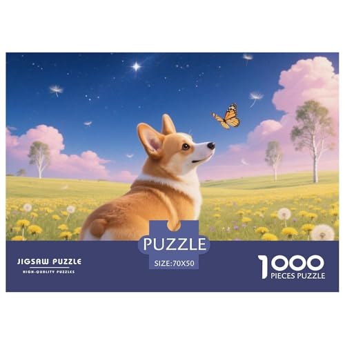 Corgi Puzzle 1000 Teile Premium Quality Lernspiel Animal Home Dekoration Klassische Lernspiel 70x50cm/1000pcs Corgi Puzzle 1000 Teile Premium Quality Lernspiel Animal Home Dekoration Klassische Lernspiel 70x50cm/1000pcs von XGASVBKWA