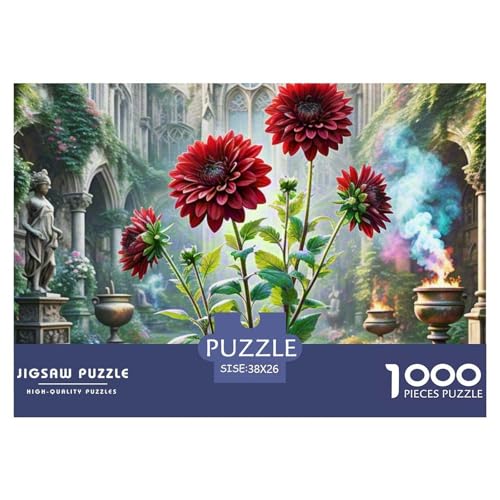 Dahlia 1000 Teile Erwachsene Puzzle Premium Quality Erwachsene Kinder Plant Herausforderung Game Impossible Game 38x26cm/1000pcs Dahlia 1000 Teile Erwachsene Puzzle Premium Quality Erwachsene Kinder Plant Herausforderung Game Impossible Game 38x26cm/1000pcs von XGASVBKWA