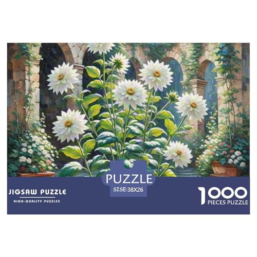 Dahlia 1000 Teile Puzzle Kinder Geschenk Lernspiel Plant Premium Quality Impossible Game 38x26cm/1000pcs Dahlia 1000 Teile Puzzle Kinder Geschenk Lernspiel Plant Premium Quality Impossible Game 38x26cm/1000pcs von XGASVBKWA