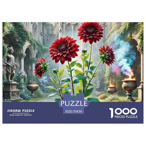 Dahlia 1000 Teile Puzzle Premium Quality Erwachsene Kinder Plant Premium Quality Klassische Lernspiel 70x50cm/1000pcs Dahlia 1000 Teile Puzzle Premium Quality Erwachsene Kinder Plant Premium Quality Klassische Lernspiel 70x50cm/1000pcs von XGASVBKWA