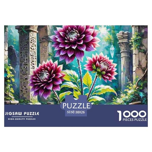 Dahlia Puzzle 1000 Teile Premium Quality Lernspiel Plant Premium Quality Impossible Game 38x26cm/1000pcs Dahlia Puzzle 1000 Teile Premium Quality Lernspiel Plant Premium Quality Impossible Game 38x26cm/1000pcs von XGASVBKWA