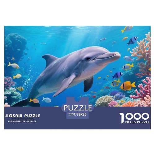 Delphin 1000 Teile Puzzle Premium Quality Erwachsene Kinder Animal Herausforderung Game Klassische Lernspiel 38x26cm/1000pcs Delphin 1000 Teile Puzzle Premium Quality Erwachsene Kinder Animal Herausforderung Game Klassische Lernspiel 38x26cm/1000pcs von XGASVBKWA