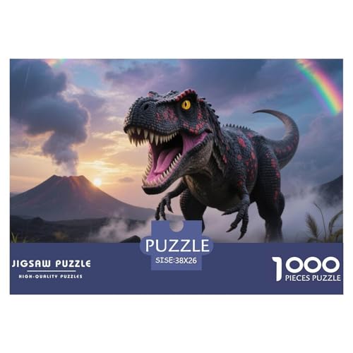 Der Tyrannosaurus Rex Puzzle 1000 Teile Premium Quality Erwachsene Kinder Animal Herausforderung Game Klassische Lernspiel 38x26cm/1000pcs Der Tyrannosaurus Rex Puzzle 1000 Teile Premium Quality Erwachsene Kinder Animal Herausforderung Game Klassische Lernspiel 38x26cm/1000pcs von XGASVBKWA