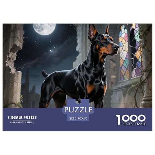 Doberman 1000 Teile Puzzle Home Dekoration Erwachsene Kinder Animal Home Dekoration Klassische Lernspiel 70x50cm/1000pcs Doberman 1000 Teile Puzzle Home Dekoration Erwachsene Kinder Animal Home Dekoration Klassische Lernspiel 70x50cm/1000pcs von XGASVBKWA