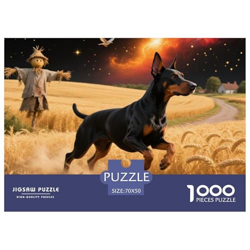 Doberman 1000 Teile Puzzle Premium Quality Erwachsene Kinder Animal Premium Quality Impossible Game 70x50cm/1000pcs Doberman 1000 Teile Puzzle Premium Quality Erwachsene Kinder Animal Premium Quality Impossible Game 70x50cm/1000pcs von XGASVBKWA