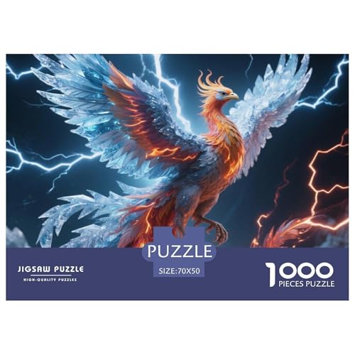 Donnerfeuerphönix Puzzle 1000 Teile Premium Quality Lernspiel Animal Premium Quality Impossible Game 70x50cm/1000pcs Donnerfeuerphönix Puzzle 1000 Teile Premium Quality Lernspiel Animal Premium Quality Impossible Game 70x50cm/1000pcs von XGASVBKWA