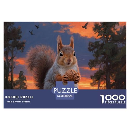 Eichhörnchen 1000 Teile Puzzle Home Dekoration Erwachsene Kinder Animal Herausforderung Game Klassische Lernspiel 38x26cm/1000pcs Eichhörnchen 1000 Teile Puzzle Home Dekoration Erwachsene Kinder Animal Herausforderung Game Klassische Lernspiel 38x26cm/1000pcs von XGASVBKWA