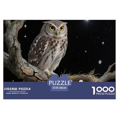 Eule 1000 Teile Puzzle Premium Quality Erwachsene Kinder Animal Herausforderung Game Klassische Lernspiel 38x26cm/1000pcs Eule 1000 Teile Puzzle Premium Quality Erwachsene Kinder Animal Herausforderung Game Klassische Lernspiel 38x26cm/1000pcs von XGASVBKWA