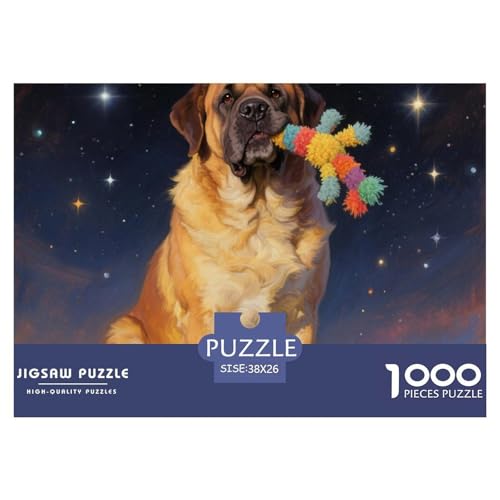 Französischer Mastiff 1000 Teile Puzzle Premium Quality Erwachsene Kinder Animal Herausforderung Game Klassische Lernspiel 38x26cm/1000pcs Französischer Mastiff 1000 Teile Puzzle Premium Quality Erwachsene Kinder Animal Herausforderung Game Klassische Lernspiel 38x26cm/1000pcs von XGASVBKWA