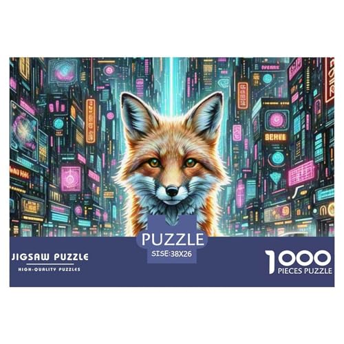Fuchs 1000 Teile Puzzle Home Dekoration Erwachsene Kinder Animal Herausforderung Game Impossible 38x26cm/1000pcs Fuchs 1000 Teile Puzzle Home Dekoration Erwachsene Kinder Animal Herausforderung Game Impossible 38x26cm/1000pcs von XGASVBKWA