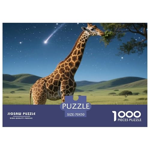 Giraffe 1000 Teile Puzzle Home Dekoration Lernspiel Animal Premium Quality Klassische Lernspiel 70x50cm/1000pcs Giraffe 1000 Teile Puzzle Home Dekoration Lernspiel Animal Premium Quality Klassische Lernspiel 70x50cm/1000pcs von XGASVBKWA