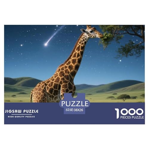 Giraffe 1000 Teile Puzzle Premium Quality Erwachsene Kinder Animal Home Dekoration Impossible Game 38x26cm/1000pcs Giraffe 1000 Teile Puzzle Premium Quality Erwachsene Kinder Animal Home Dekoration Impossible Game 38x26cm/1000pcs von XGASVBKWA
